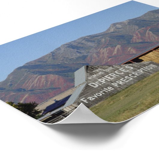 Dr. Pierce's Barn Poster (Ecke)