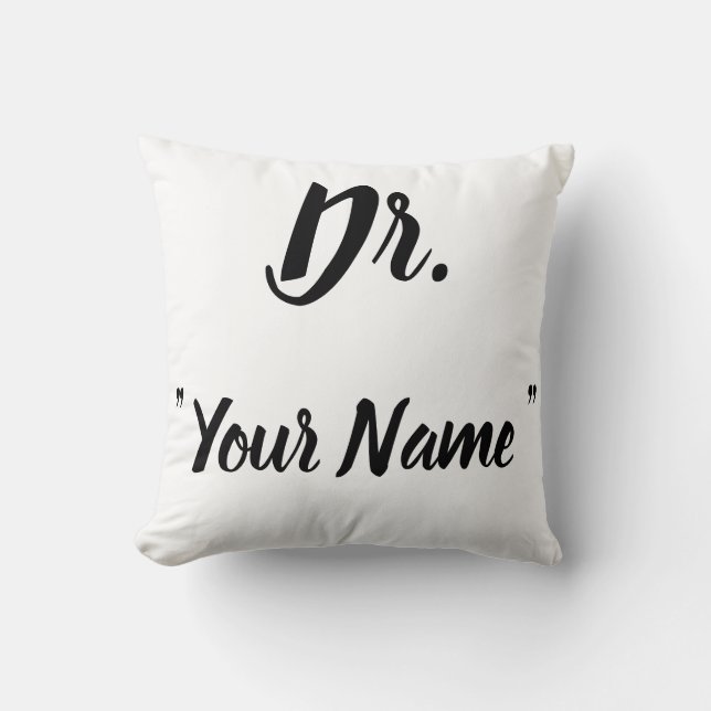 Dr. Pillow Custom Doctor Pillow Doctor Gift Kissen (Vorderseite)
