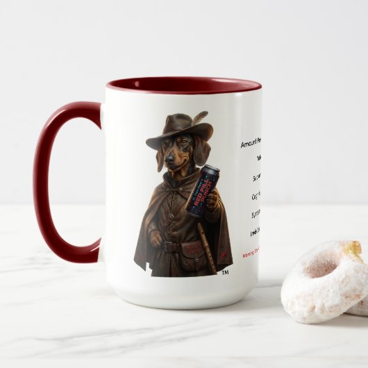 Dr. Piper (Nimm den Punch) Tasse (Mit Donut)