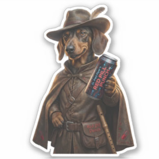 Dr. Pipers rote Pillen-Aufkleber Aufkleber