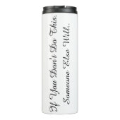Dr. Pipers Tumbler I Thermosbecher (Rückseite)
