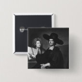 Dr. Richard Busby graviert von James Masson Button (Vorne & Hinten)