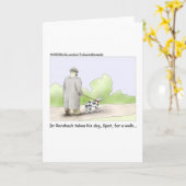 Dr. Roarshach Cartoon Geschenke, T-Shirts & Sammle Karte (Gelbe Blume)