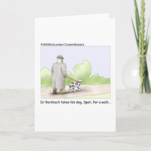 Dr. Roarshach Cartoon-Geschenke, T-Shirts und Samm Karte