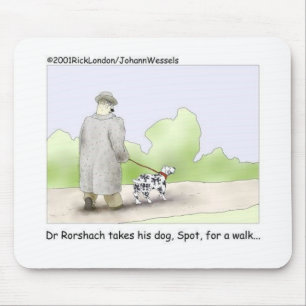 Dr. Roarshach Cartoon-Geschenke, T-Shirts und Samm Mousepad