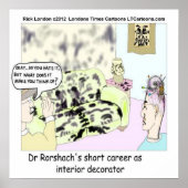Dr. Roarshach Early Jobs Funny Poster (Vorne)