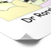 Dr. Roarshach Early Jobs Funny Poster (Ecke)