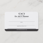 Dr.Romer Terminkarte (Rückseite)