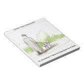 Dr. Rorschach nimmt Dog Spot 4 A Walk Funny Notizblock (angewinkelt)