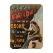 Dr. Sages "Catarrh Remedy" Magnet (Vertikal)