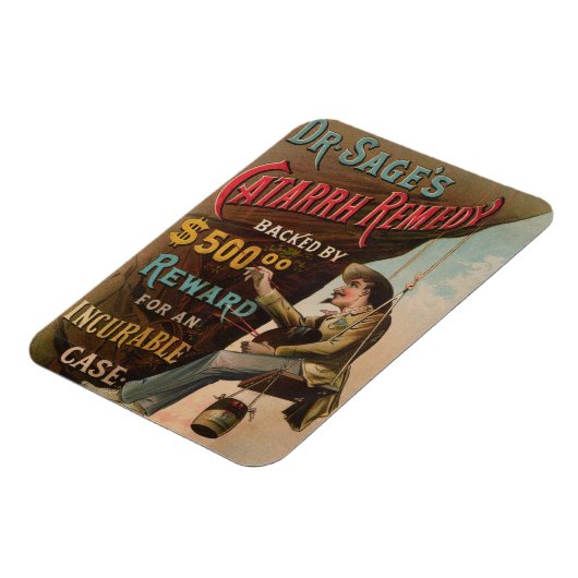 Dr. Sages "Catarrh Remedy" Magnet (Linke Seite)