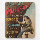 Dr. Sages "Catarrh Remedy" Mousepad (Vorne)
