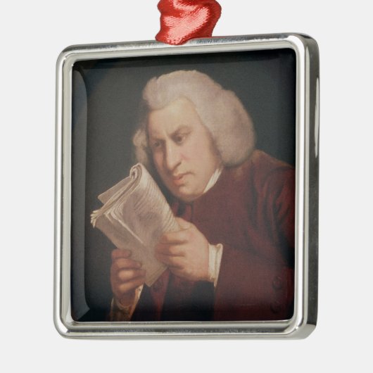 Dr. Samuel Johnson 1775 Ornament Aus Metall (Links)