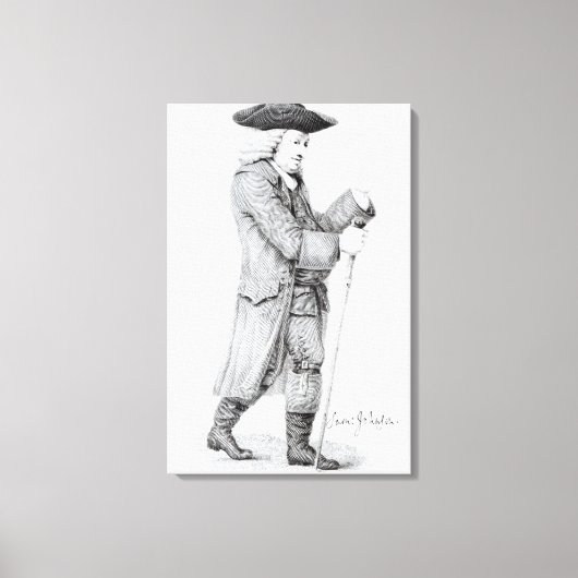 Dr. Samuel Johnson Leinwanddruck (Vorderseite)