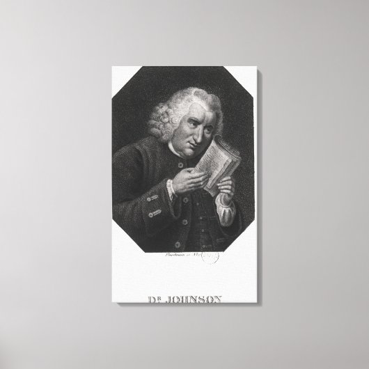 Dr. Samuel Johnson Leinwanddruck (Vorderseite)