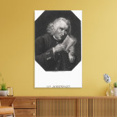 Dr. Samuel Johnson Leinwanddruck (Insitu (Wohnzimmer))