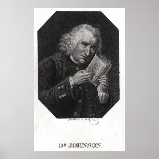 Dr. Samuel Johnson Poster (Vorne)