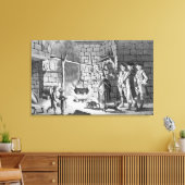 Dr. Samuel Johnsons Einführung in ein Highland Leinwanddruck (Insitu (Wohnzimmer))