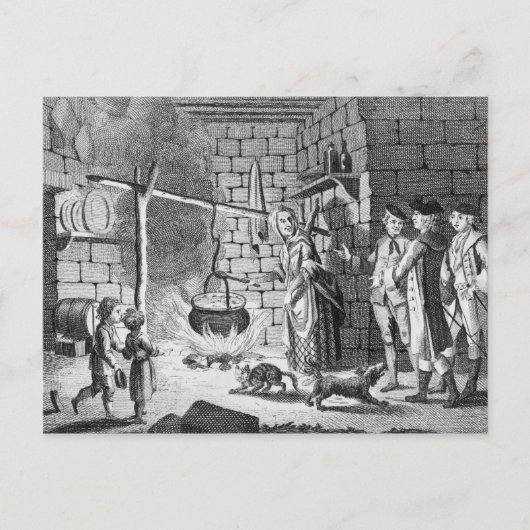 Dr. Samuel Johnsons Einführung in ein Highland Postkarte (Vorderseite)