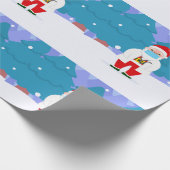 dr santa claus covide Weihnachten Gesichtsmaske Ar Geschenkpapier (Ecke)