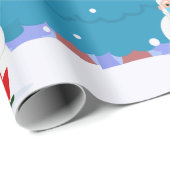 dr santa claus covide Weihnachten Gesichtsmaske Ar Geschenkpapier (Rolleneckpunkt)