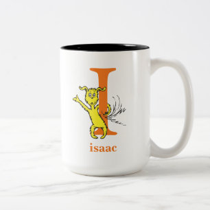 Dr. Seuss' ABC: Buchstabe I - Orange Namen einge Zweifarbige Tasse