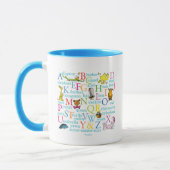 Dr. Seuss' ABC-Muster mit Wörtern Tasse (Links)