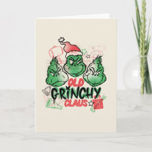 Dr. Seuss   Alter Grinch Claus Karte