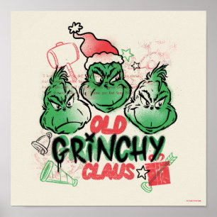 Dr. Seuss Alter Grinch Claus Poster