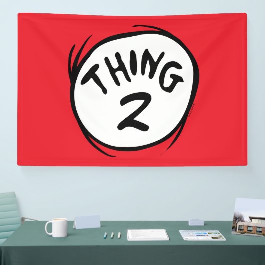Dr. Seuss | Angepasstes Ding zwei Banner (Messe)