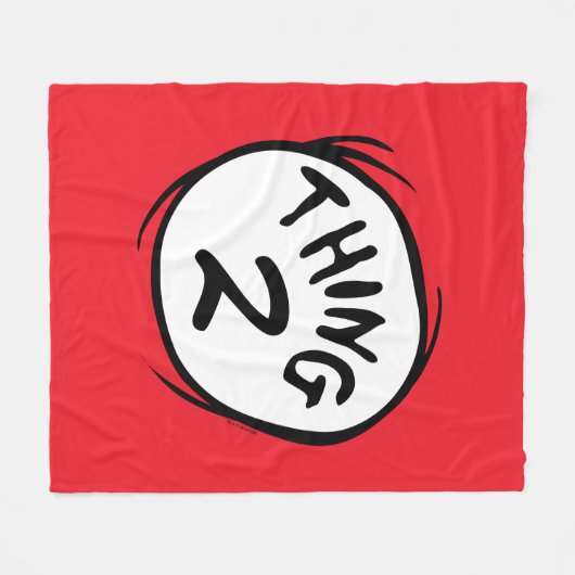 Dr. Seuss | Angepasstes Ding zwei Fleecedecke (Vorderseite (Horizontal))