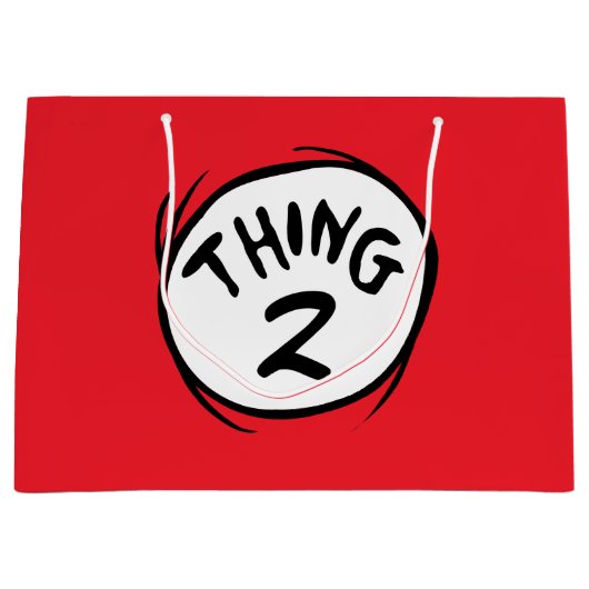 Dr. Seuss | Angepasstes Ding zwei Große Geschenktüte (Vorderseite)