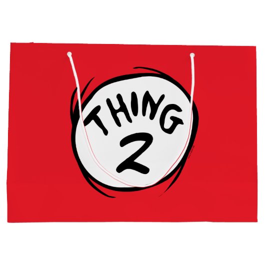 Dr. Seuss | Angepasstes Ding zwei Große Geschenktüte (Rückseite)