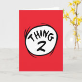 Dr. Seuss | Angepasstes Ding zwei Karte (Gelbe Blume)