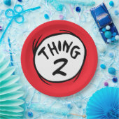 Dr. Seuss | Angepasstes Ding zwei Pappteller (Party)