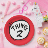 Dr. Seuss | Angepasstes Ding zwei Pappteller (Party)