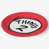 Dr. Seuss | Angepasstes Ding zwei Pappteller (Schrägansicht)