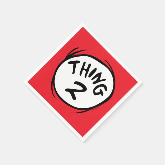 Dr. Seuss | Angepasstes Ding zwei Serviette (Ecke)