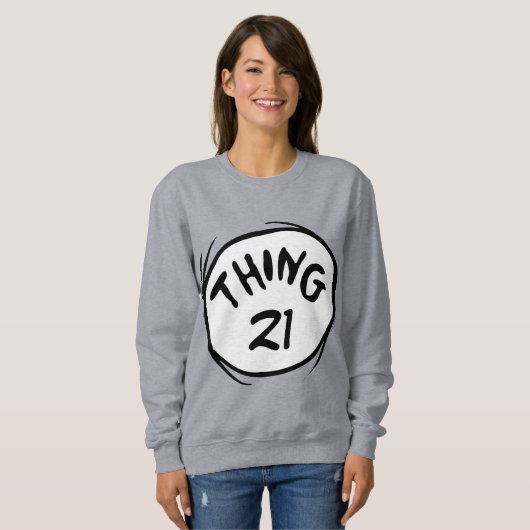 Dr. Seuss | Angepasstes Ding zwei Sweatshirt (Vorne ganz)