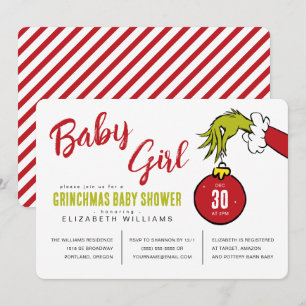 Dr. Seuss   Baby Girl Grinch Baby Shower