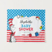 Dr. Seuss | Baby-Party mit der Katze im Hut Wandteppich (Vorderseite (Horizontal))