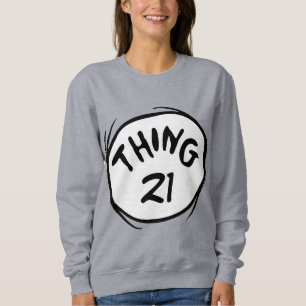 Dr. Seuss Benutzerdefinierte Sache Eins Sache Zw Sweatshirt