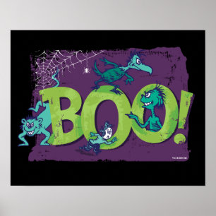 Dr. Seuss BOO! Halloween-Grafik Poster