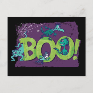 Dr. Seuss   BOO! Halloween Grafik Postkarte