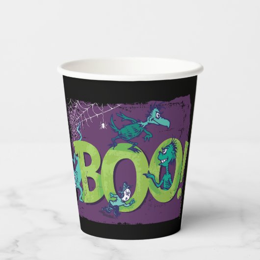 Dr. Seuss | BOO! Halloween Graphic Pappbecher (Rückseite)