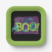 Dr. Seuss | BOO! Halloween Graphic Pappteller (Vorderseite)