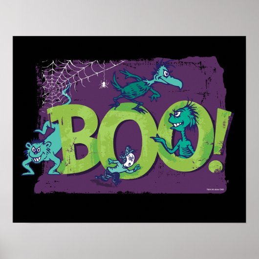 Dr. Seuss | BOO! Halloween Graphic Poster (Vorne)