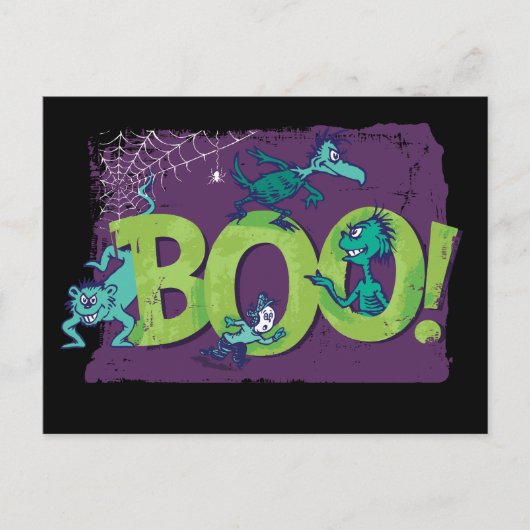 Dr. Seuss | BOO! Halloween Graphic Postkarte (Vorderseite)