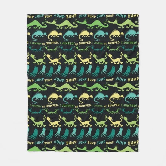 Dr. Seuss | "Bump Jump" Hallowen Pattern Fleecedecke (Vorderseite)