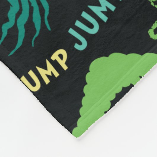 Dr. Seuss | "Bump Jump" Hallowen Pattern Fleecedecke (Ecke)